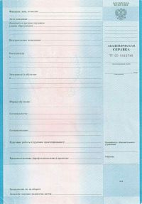 Академ справка колледжа/техникума